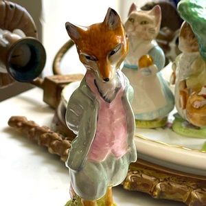 Vintage Foxy Whiskered Gentleman figurine